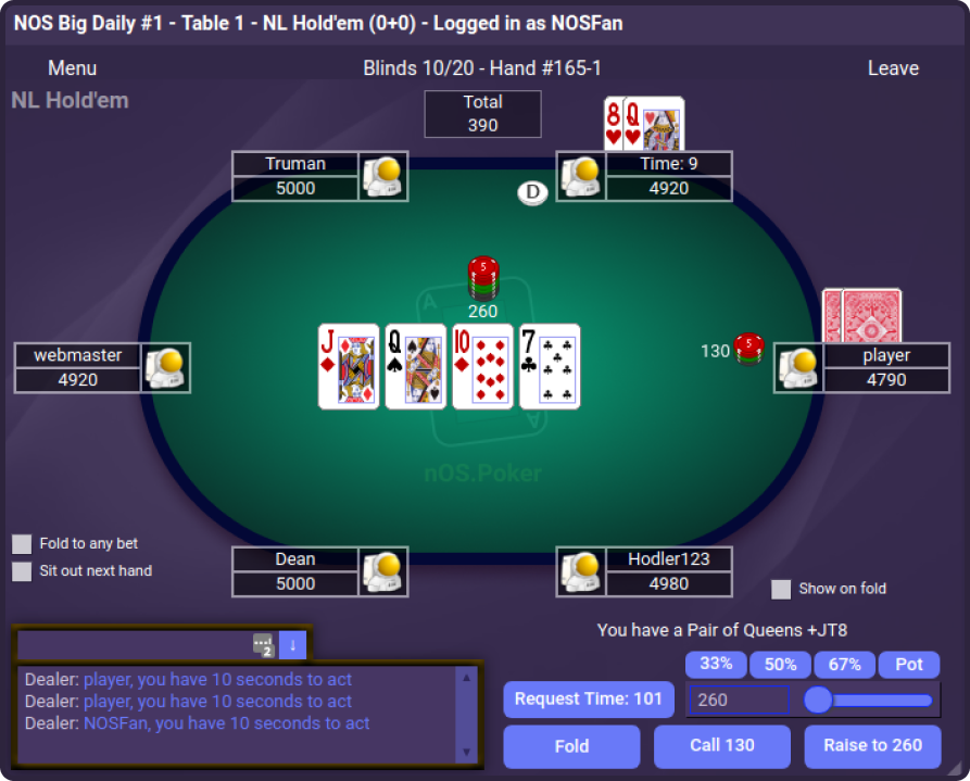 Online poker