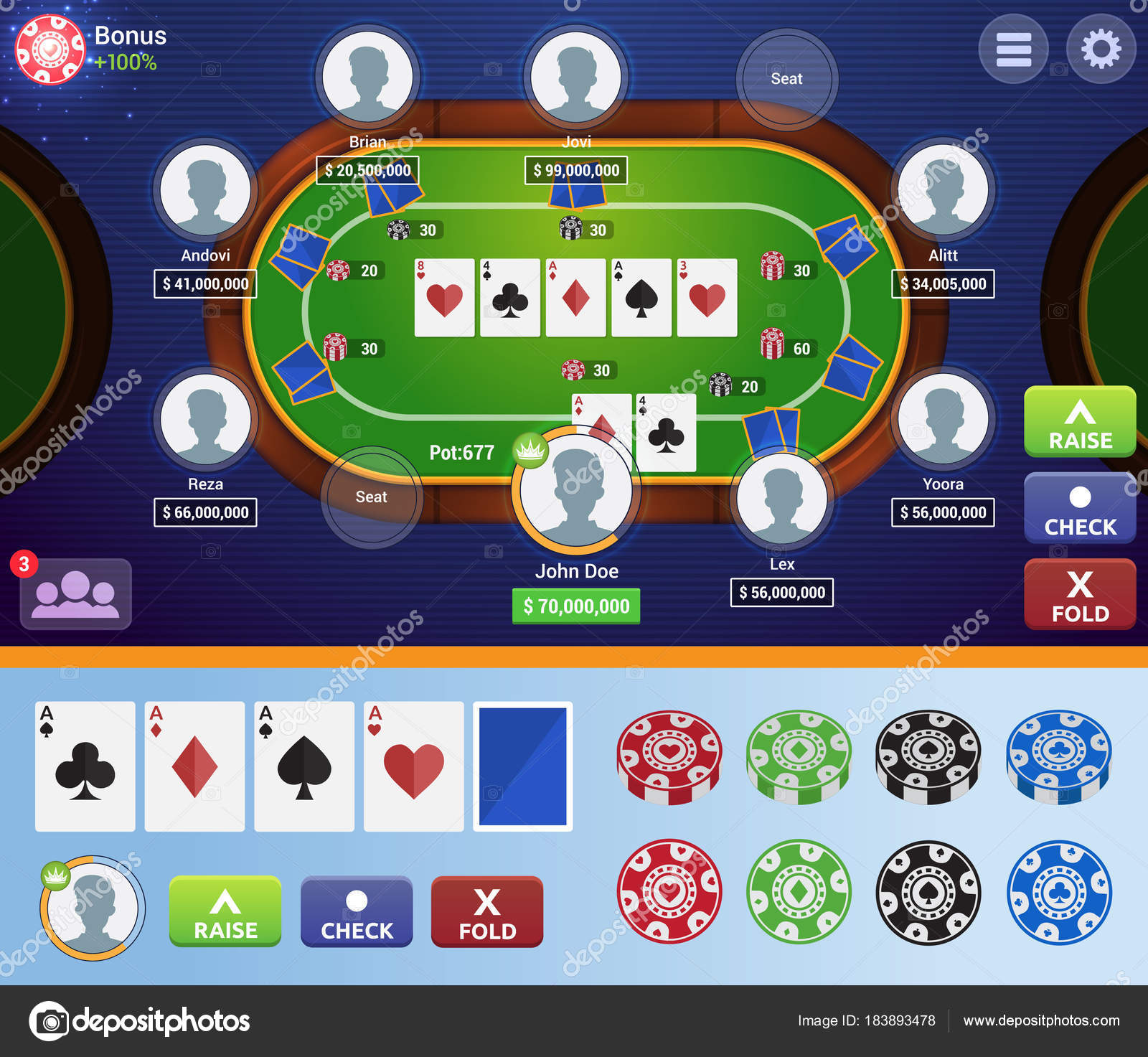 Online poker